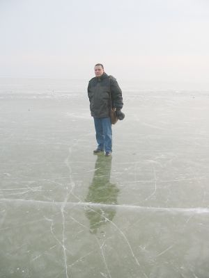 Ábrahámhegyi strand, január végén